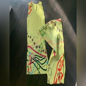 Issey Miyake Pleats Please 2 piece set